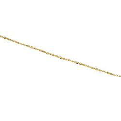 14K Yellow Gold Flat Link Bracelet - 7.50 inchesyellow 