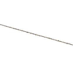 14K White Gold Flat Link Bracelet - 7.25 incheswhite 