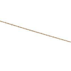 14K Rose Gold Flat Link Bracelet - 7.25 inchesrose 