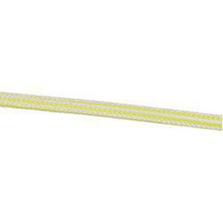 Sterling Silver Yellow Rubber Cord In Mesh Chain - 7.25 inchessterling 