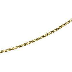 14K Yellow Gold Solid Round Snake Chain - 7 inchesyellow 