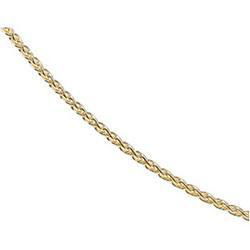 14K Yellow Gold Solid Wheat Chain - 7 inchesyellow 