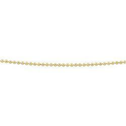 14K Yellow Gold Solid Bead Chain - 7 inchesyellow 