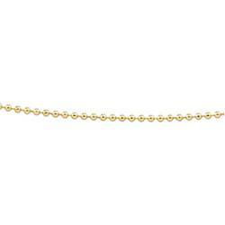 14K Yellow Gold Solid Bead Chain - 7 inchesyellow 