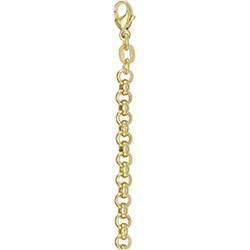 14K Yellow Gold Solid Rolo Bracelet - 7 inchesyellow 