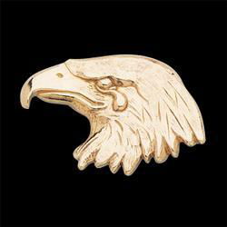 10K Yellow Gold Eagle Lapel Pinyellow 