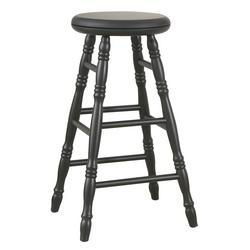 24" Swivel Top Verona Stool - Antique Blackswivel 