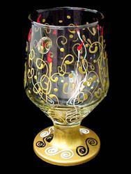 Celebration Design - Hand Painted - High Ball - All Purpose Glass - 10.5 oz.celebration 