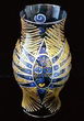Egyptian Princess Design - Hand Painted - 11 inch Hurricane Shade