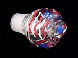 Stars & Stripes Design - Hand Painted - Wine Bottle Stopperstars 