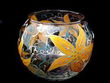 Sunflower Majesty Design - Hand Painted - 19 oz. Bubble Ball with candle
