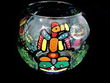 Totem Poles Design - Hand Painted - 19 oz. Bubble Ball with candle