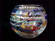 Under the Sea Design - Hand Painted - 19 oz. Bubble Ball with candle