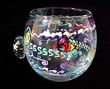 Under the Sea Design - Hand Painted - 5 oz. Votive with candle