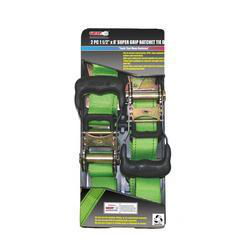 Grip 2 pc 8' Super Grip Ratchet Tie Down Setgrip 