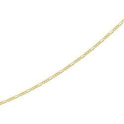 14K Yellow Gold Solid Figaro Chain - 16 inchesyellow 