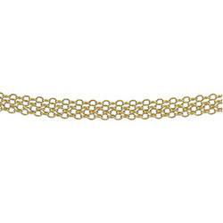 18K Yellow Gold 4-Strand Cable Chain - 16 inchesyellow 