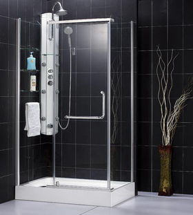 PANORAMA Shower Enclosure-Polished Brasspanorama 