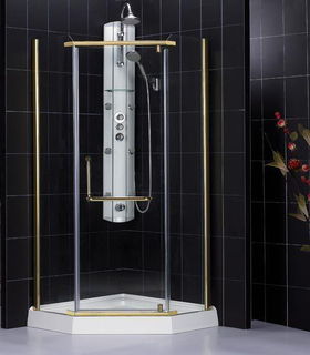 Horizon Shower Enclosure-Brushed Nickelhorizon 