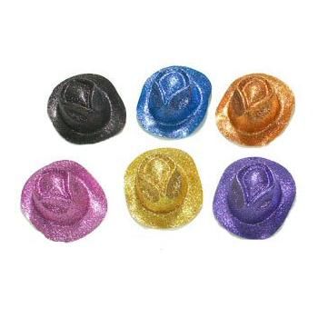 14"" Glitter Hats- 6 Styles Case Pack 72