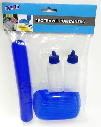 4 Piece Travel Set Case Pack 48