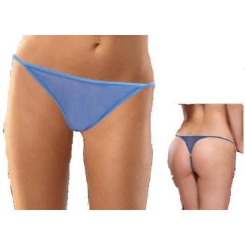 Ladies T-Back G-String Thong with Mesh Fabric Case Pack 216