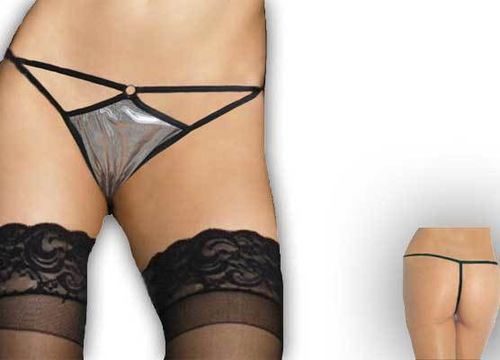 Ladies T-Back G-String Thong with Ring Case Pack 108