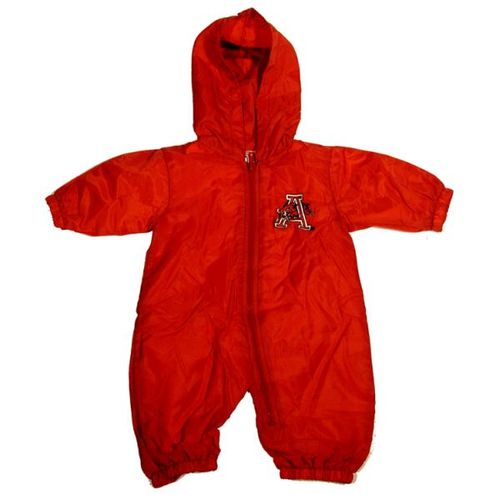 Infant Arkansas Razorbacks Nylon Wind Coverall Case Pack 12