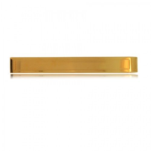 Tie Clip Gold Metal Contemporary Design Tie Clasp