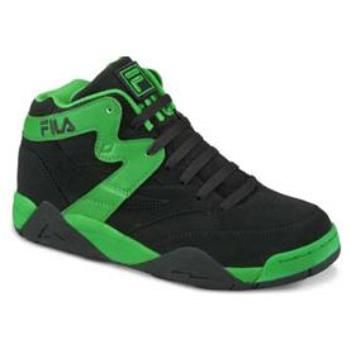 Fila Men's M Squad High Top (Black/Green) Case Pack 12