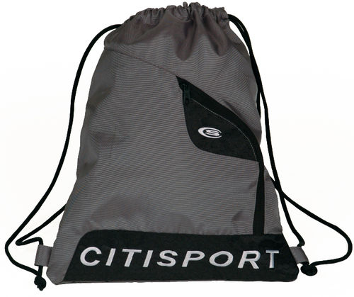 Nylon Sling Sack Pack With Outside Pocket Case Pack 24