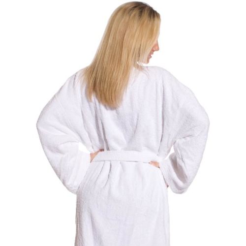 Terry Velour Robe White Case Pack 10