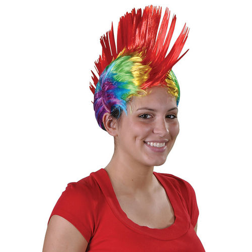 Rainbow Mohawk Wig