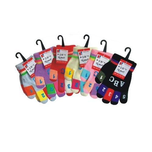 Kids Magic Glove with 123 & ABC Assorted Colors Case Pack 12