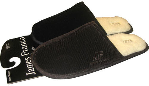 Men's Slip-On Corduroy Slippers Case Pack 24