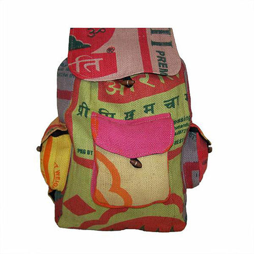 Handcrafted Recycled Jute Backpack (Nepal)