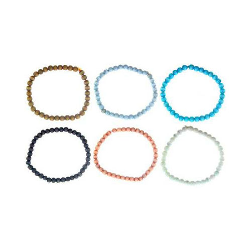 Beaded Anklet on Elastic Cord Case Pack 60