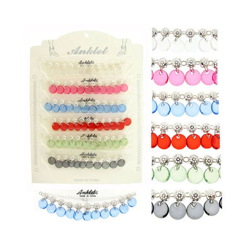 Anklet w/Filigree Puff Accents Case Pack 60