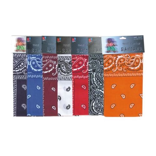 Bandanas Assorted Colors Case Pack 144