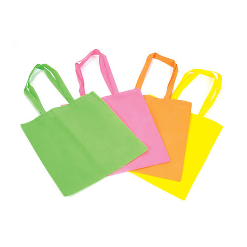 Neon Fabric Tote Bag Case Pack 12