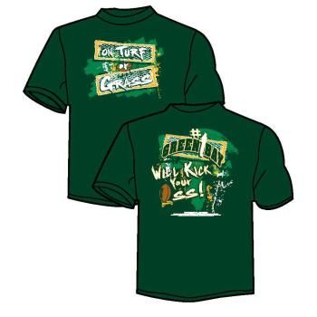 Green Bay Football ""On Turf or Grass"" T-Shirt Case Pack 24