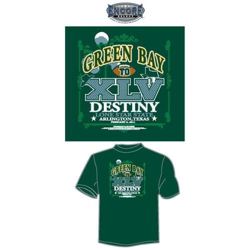 Green Bay to XLV"" Playoff T-Shirt - Green Case Pack 24