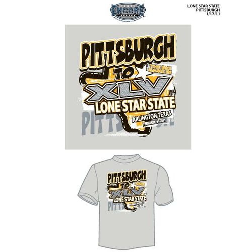 Pittsburgh to XLV"" Playoff T-Shirt - White Case Pack 24