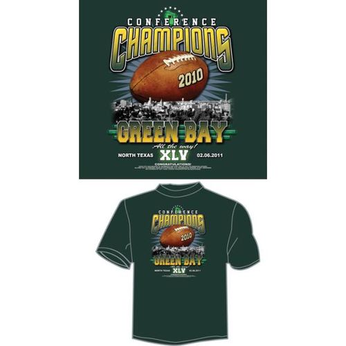 Green Bay Conference Champs Skyline T-Shirt Case Pack 6