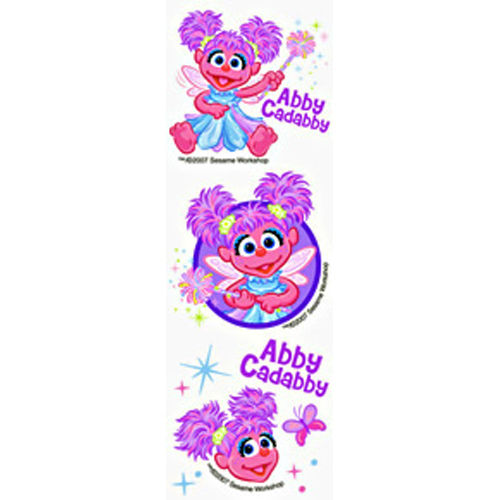 Sesame Street Abby Cadabby 12 Count Tattoos Case Pack 96