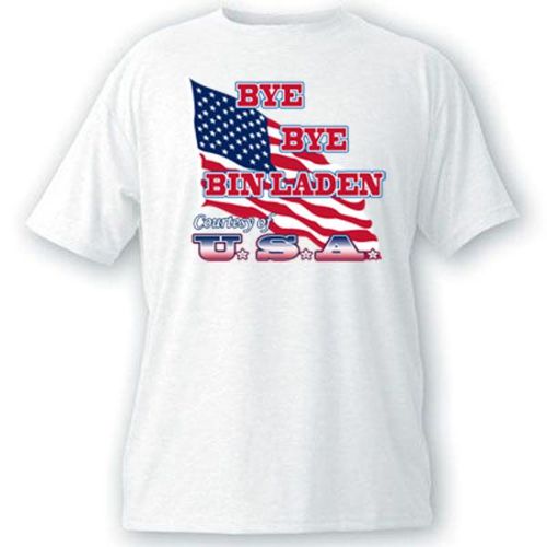 Osama ""Bye Bye Bin Laden"" T-Shirt - White Case Pack 24