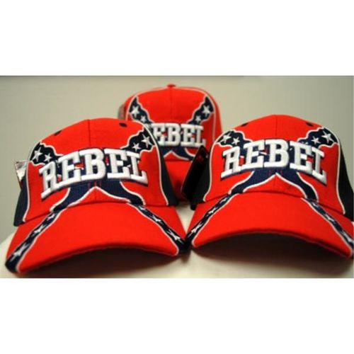 Adjustable Baseball Hats Caps Rebel Case Pack 24