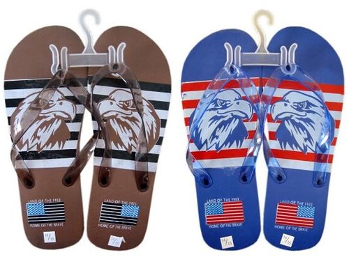 Men's Eagle Flip Flops Case Pack 72