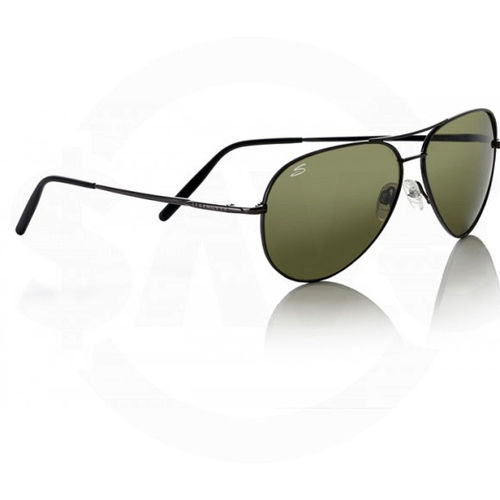 Medium Aviator, 555nm Polarized Lens, Shiny Gun Metal Frame