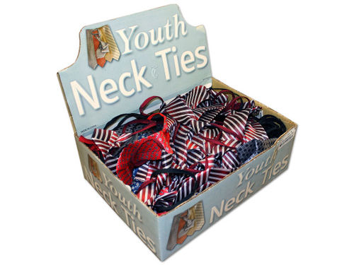 Children&#039;s print and solid ties